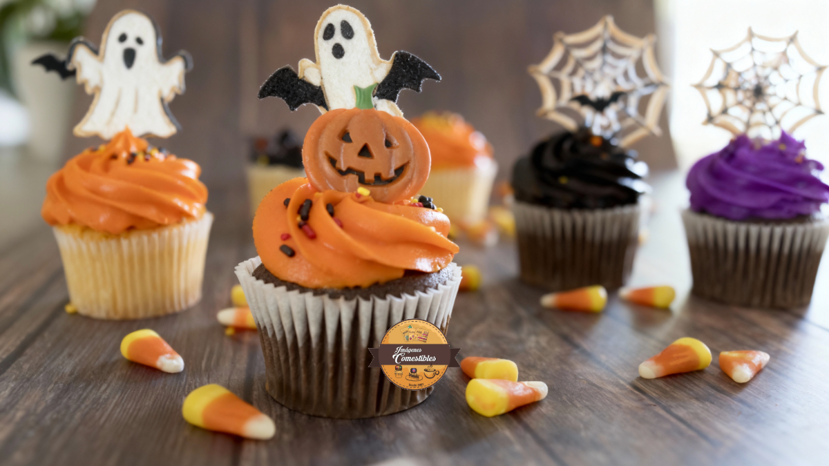 10 ideas creativas para usar impresiones comestibles en postres de Halloween
