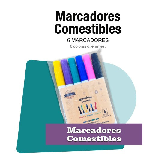 Marcadores comestibles