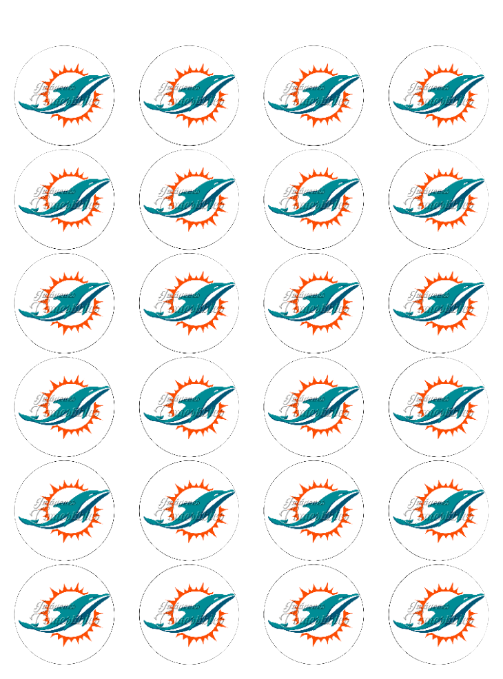 Hoja de azúcar 0.50 - Miami Dolphins