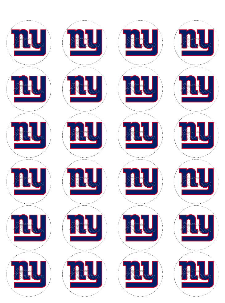 Hoja de azúcar 0.50 - New York Giants