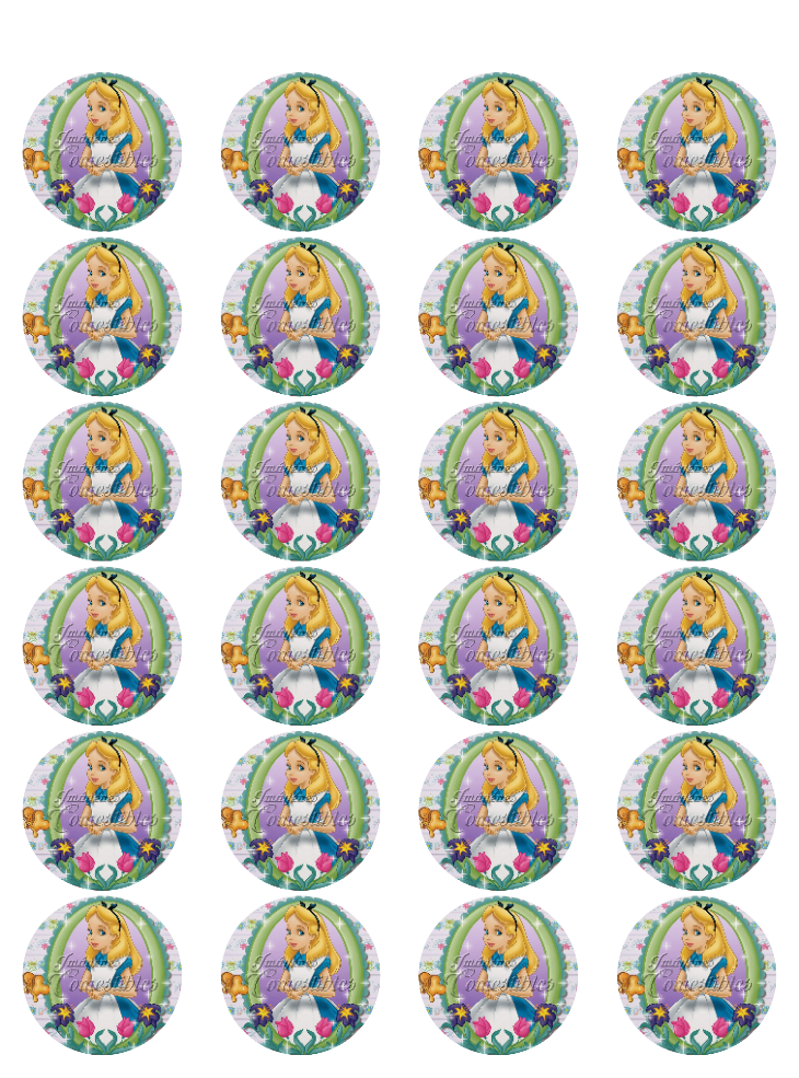 Hoja de azúcar 0.50 - Alicia en el país de las maravillas-1