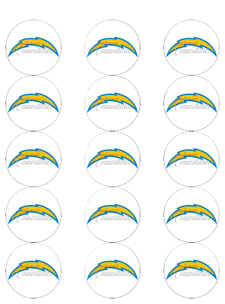 Hoja de azúcar 0.50 - Los Angeles Chargers