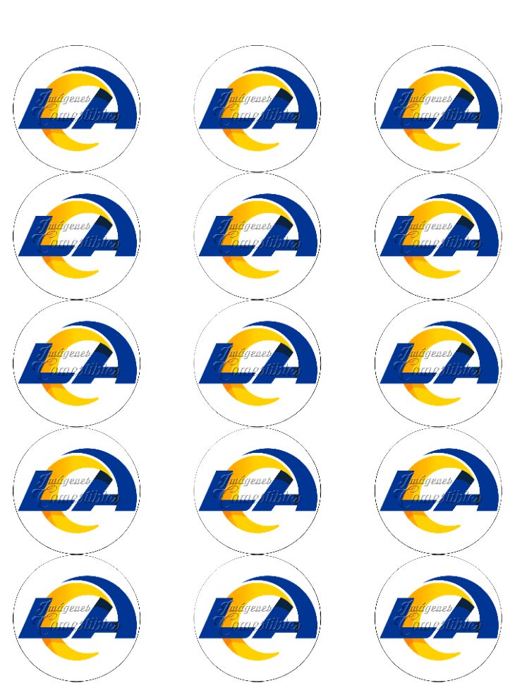 Hoja de azúcar 0.50 - Los Angeles Rams