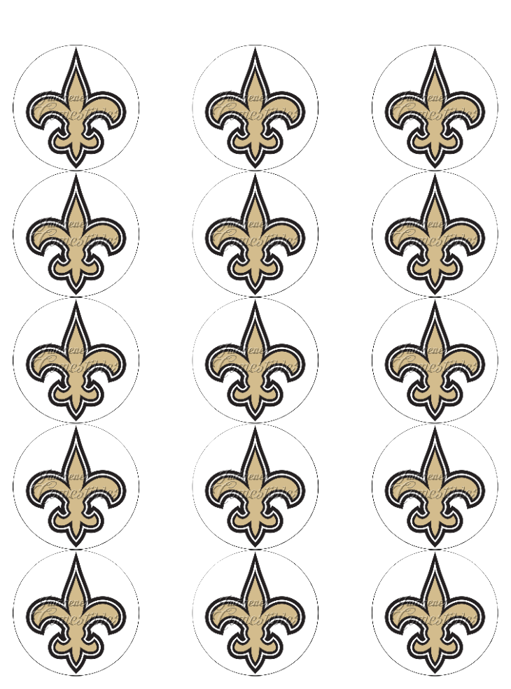 Hoja de azúcar 0.50 - New Orleans Saints