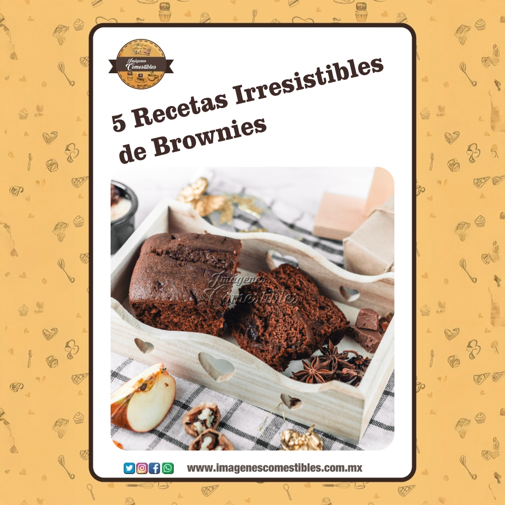 Pack de 5 Recetas Irresistibles de Brownies