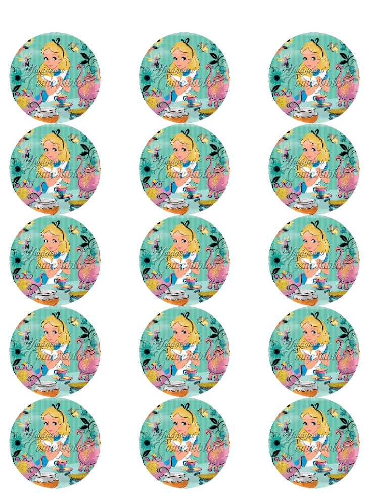 Hoja de azúcar 0.50 - Alicia en el país de las maravillas-2