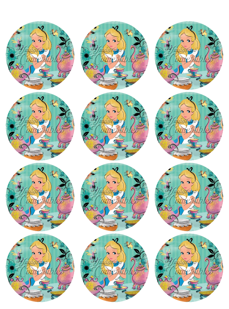 Hoja de azúcar 0.50 - Alicia en el país de las maravillas-2