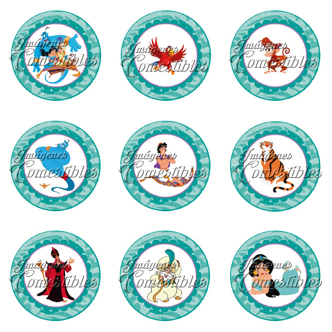 Obleitas comestibles - Aladin