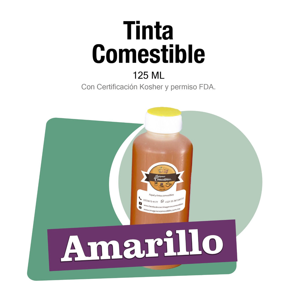 Tinta comestible Amarilla