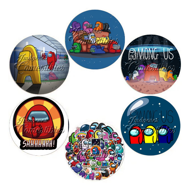 Obleitas comestibles - Amongus