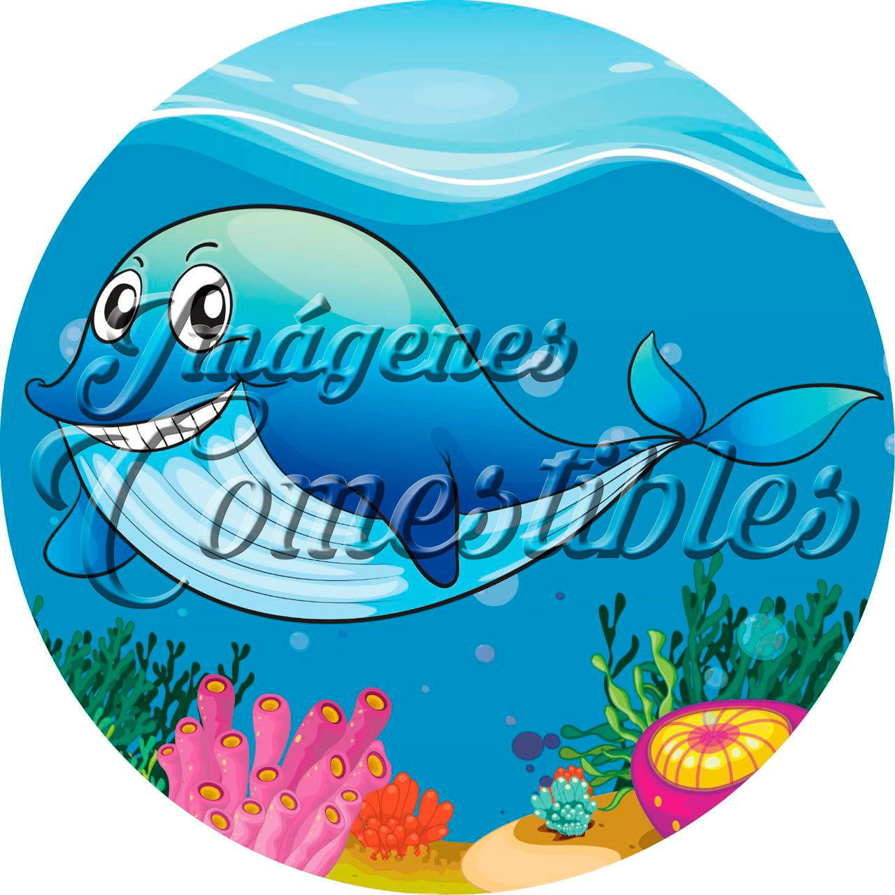 Oblea comestible - Animales del mar-1