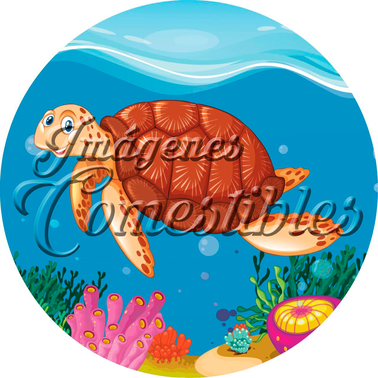 Oblea comestible - Animales del mar-2