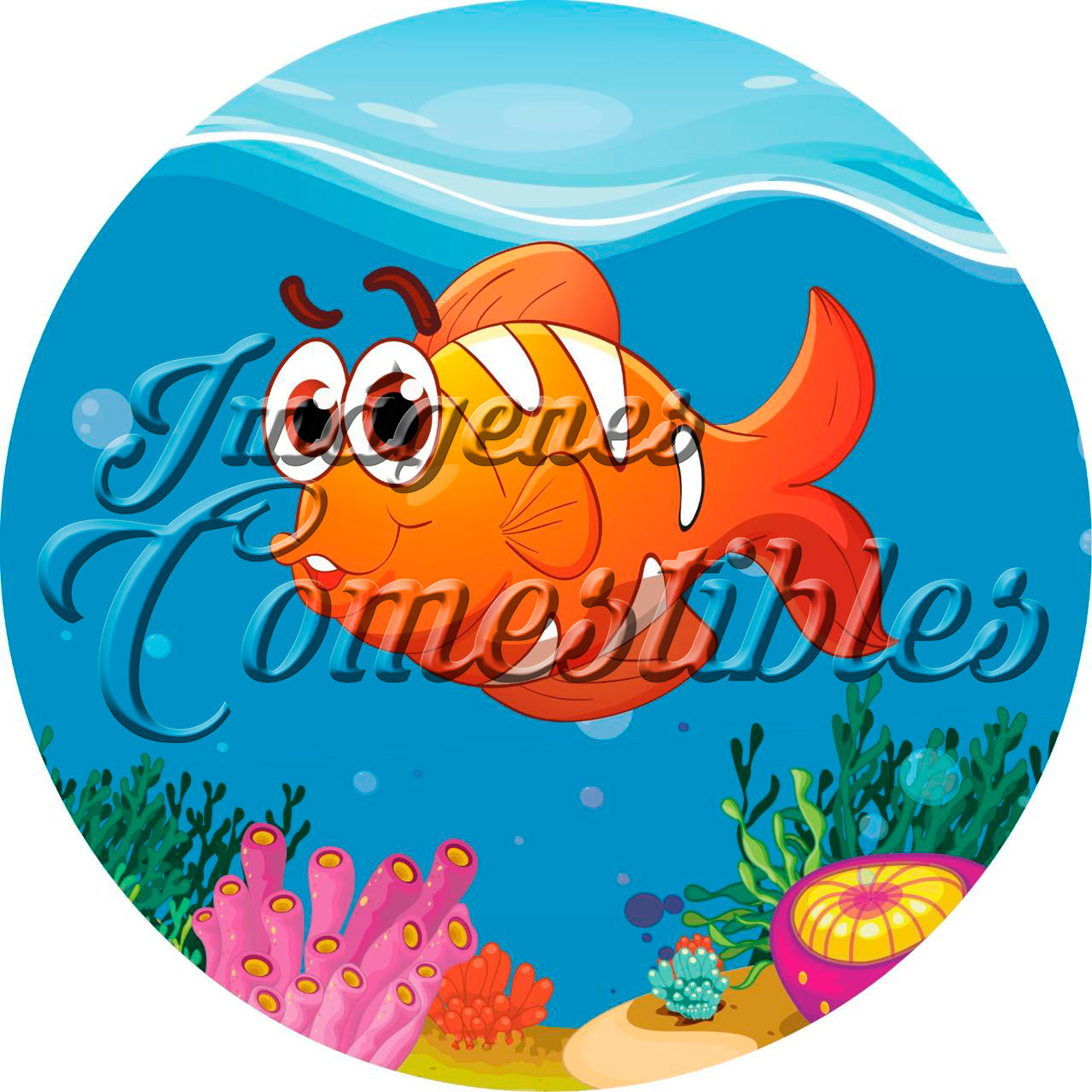 Oblea comestible - Animales del mar-6