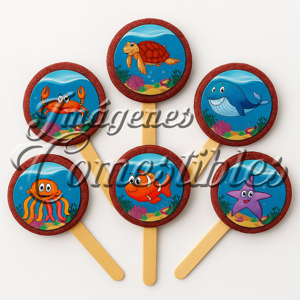 Paletas de chamoy – Animales del mar