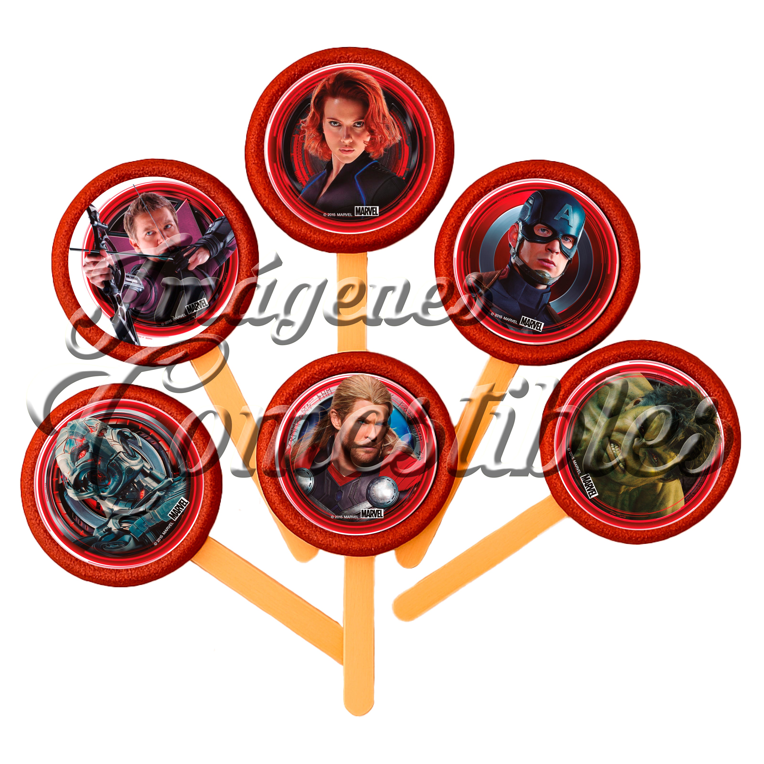 Paletas de chamoy – Avengers