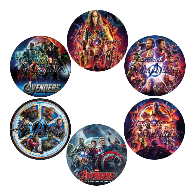 Obleitas comestibles - Avengers