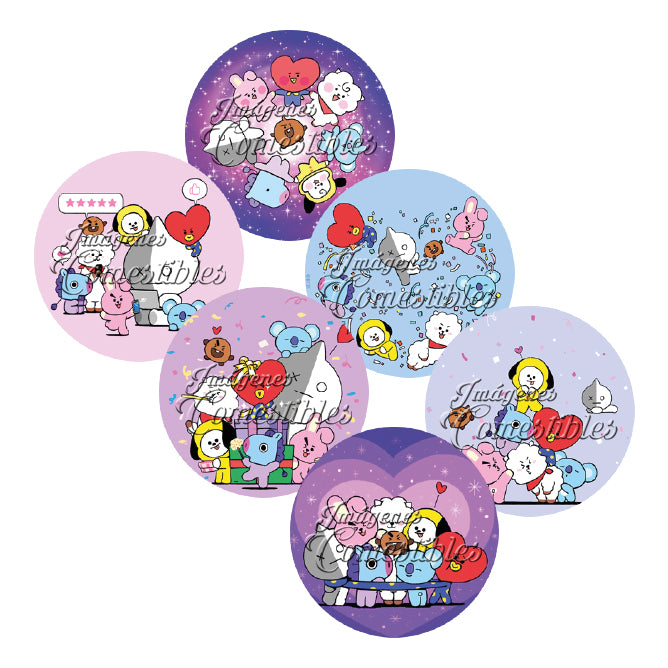 Obleitas comestibles - BT21