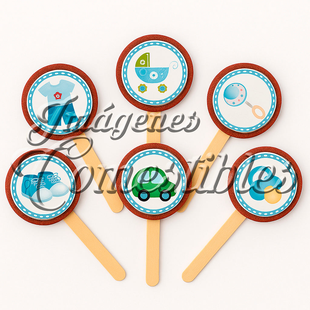 Paletas de chamoy – Baby shower niño