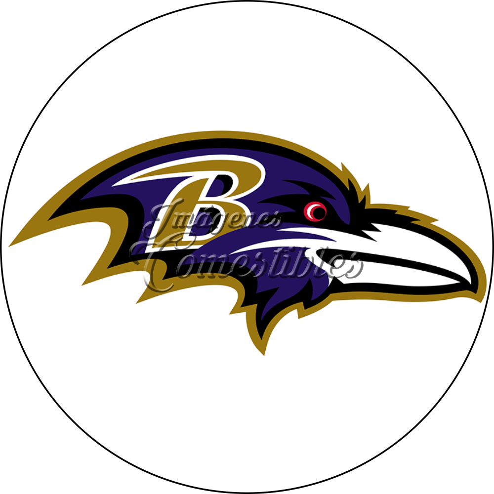 Oblea comestible - Baltimore Ravens