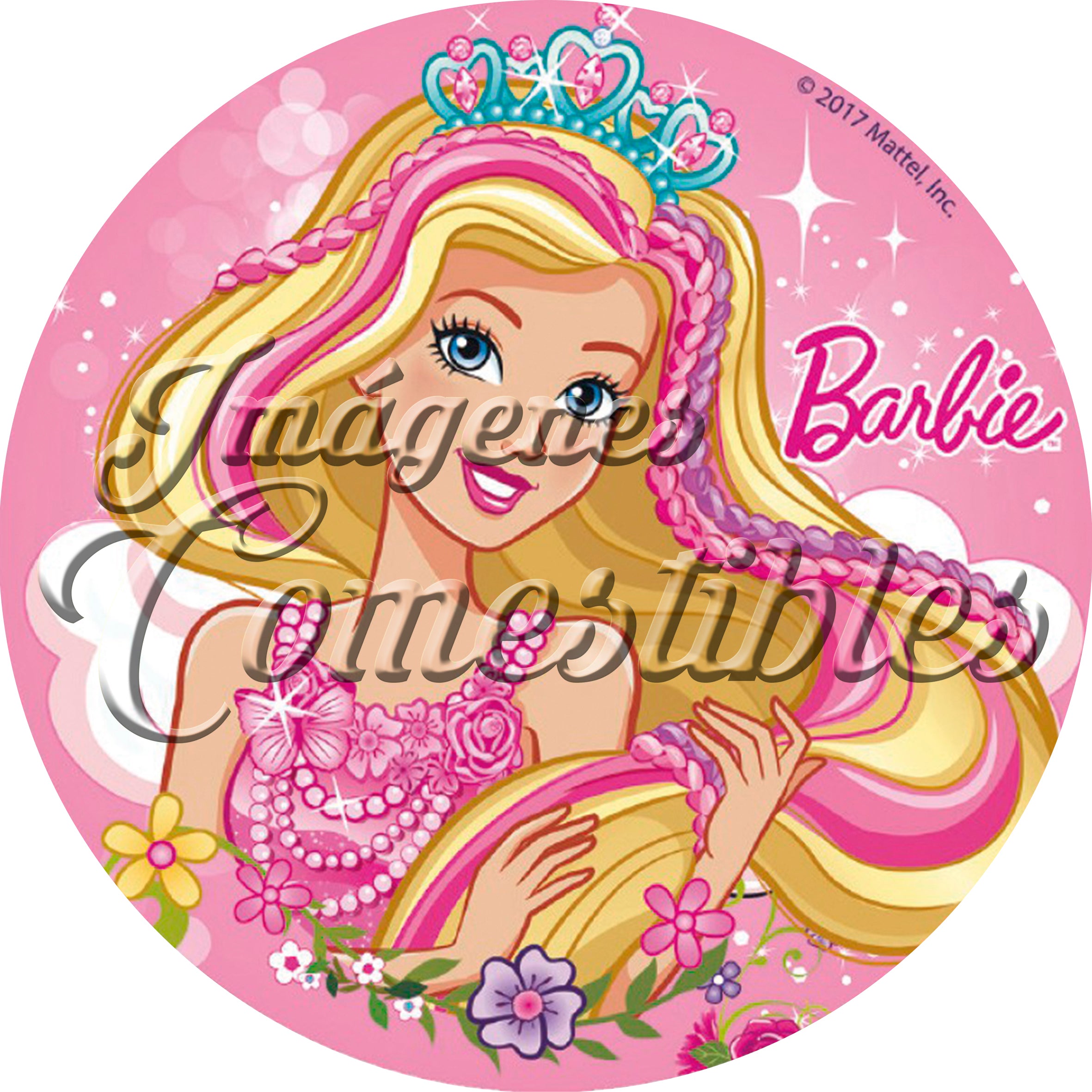 Oblea comestible - Barbie
