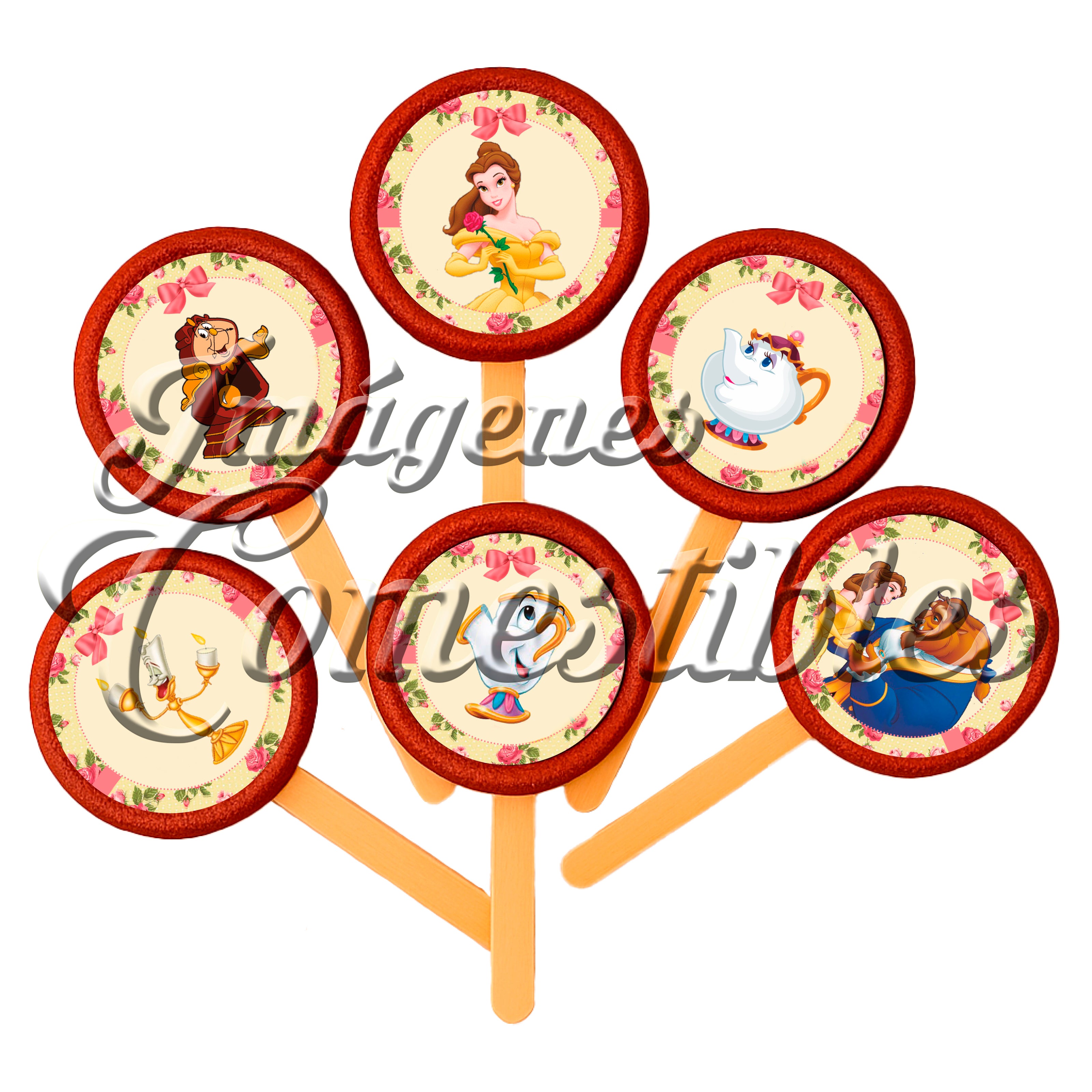 Paletas de chamoy – Bella y bestia