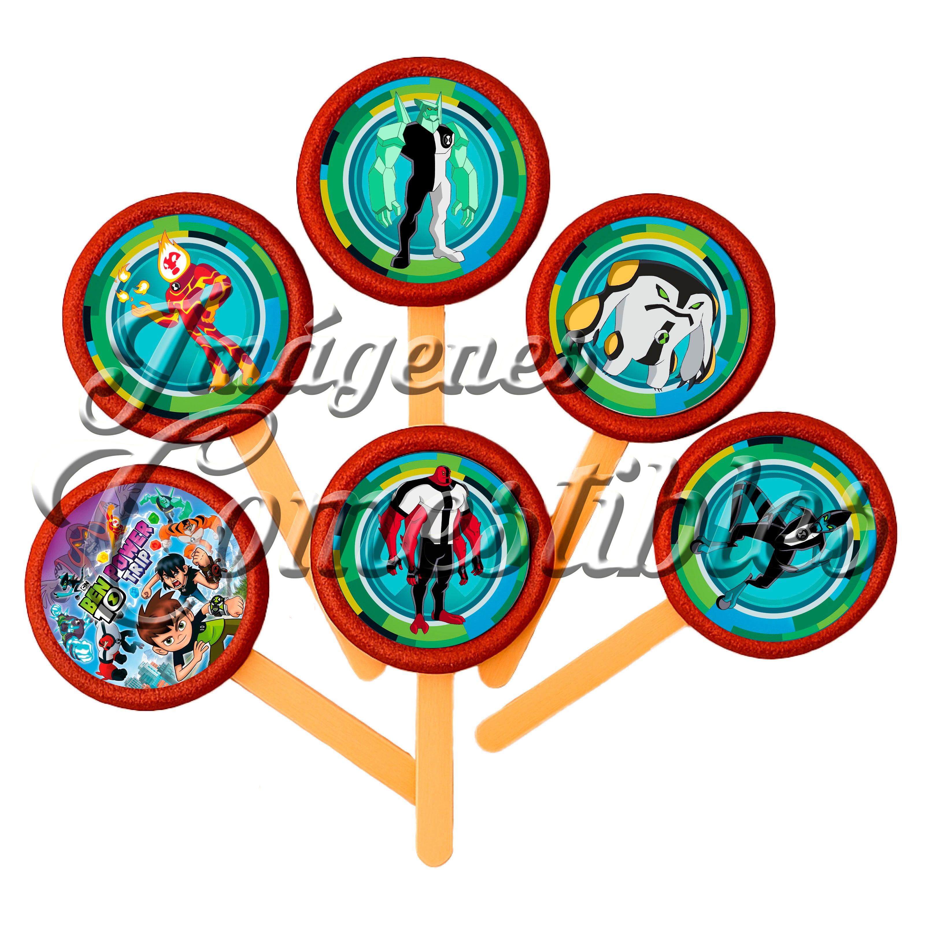 Paletas de chamoy – Ben 10