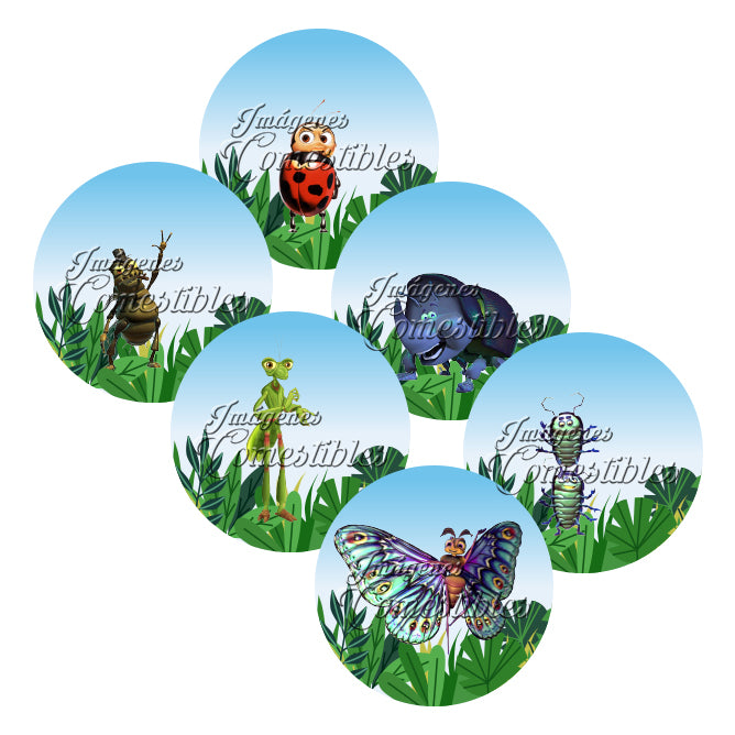 Obleitas comestibles - Bichos-2