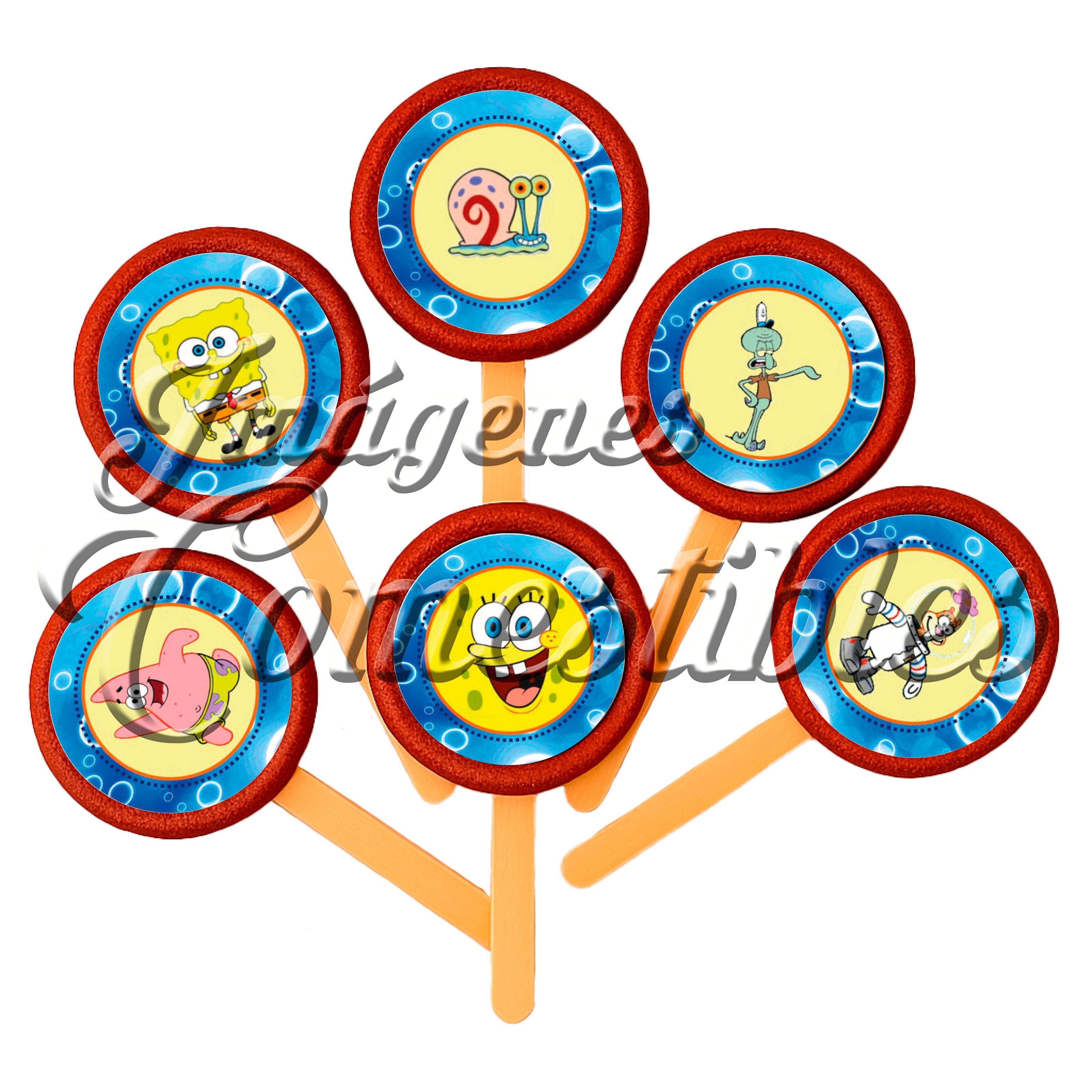 Paletas de chamoy – Bob esponja