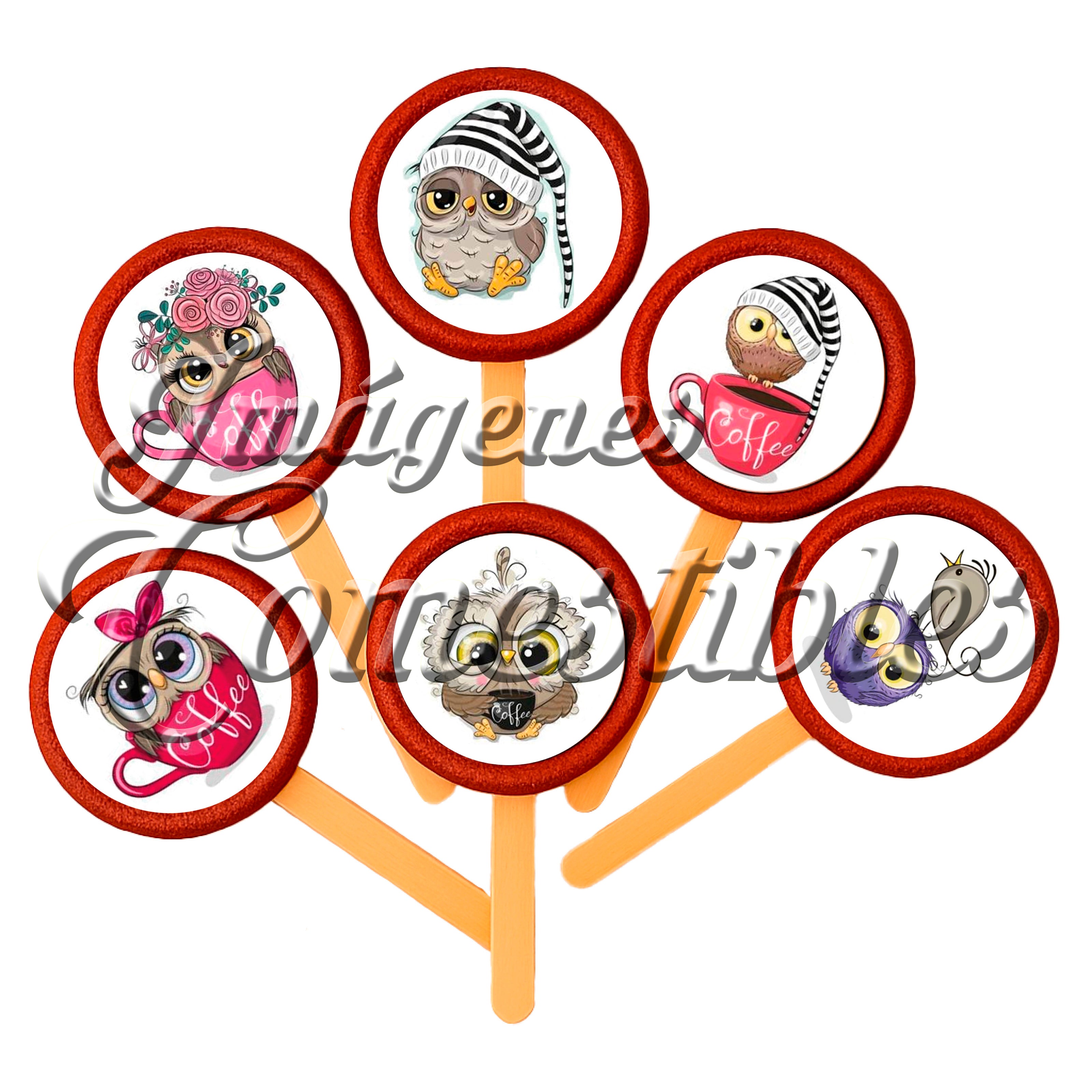 Paletas de chamoy – Búhos