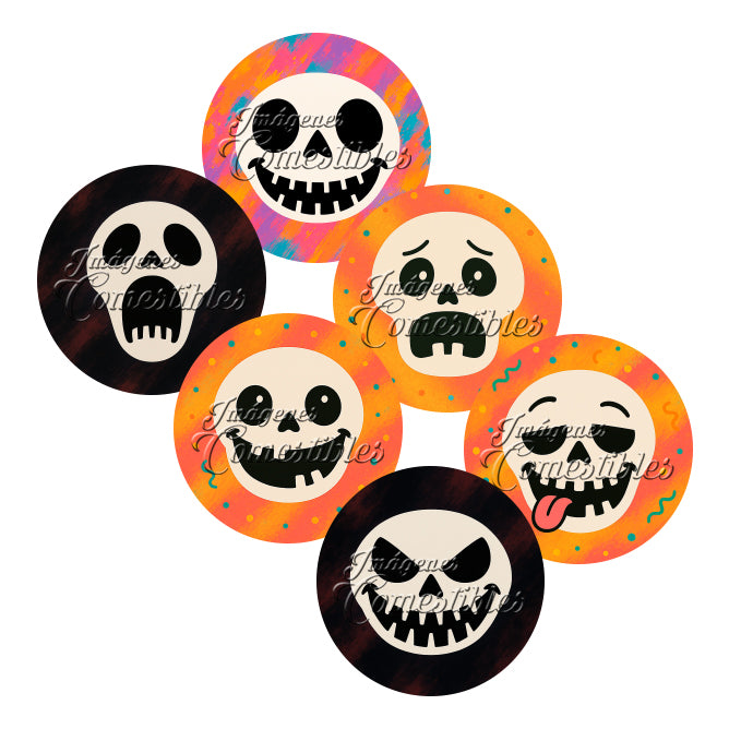 Obleitas comestibles - Calaveritas
