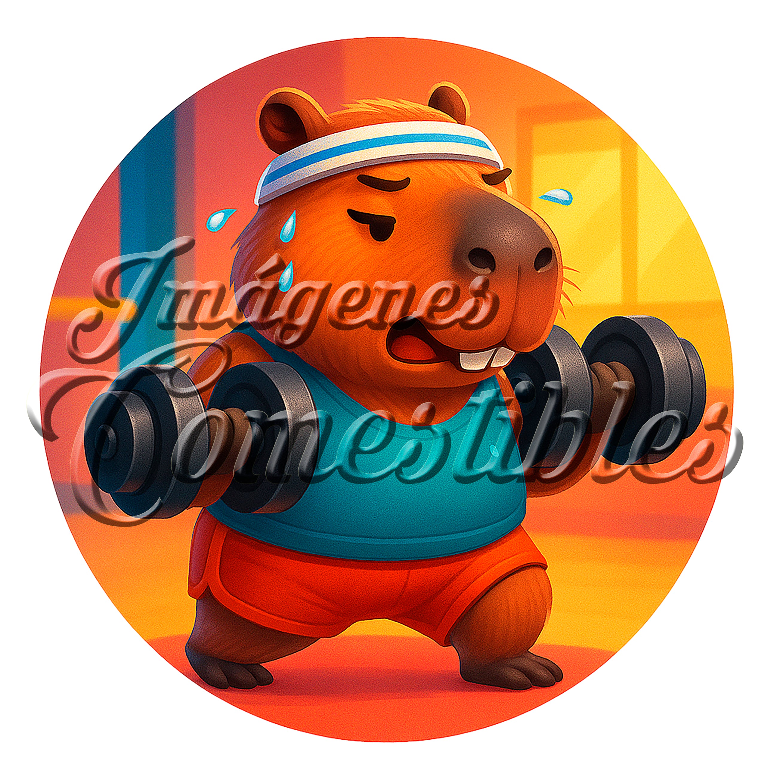 Oblea comestible - Capibara-1