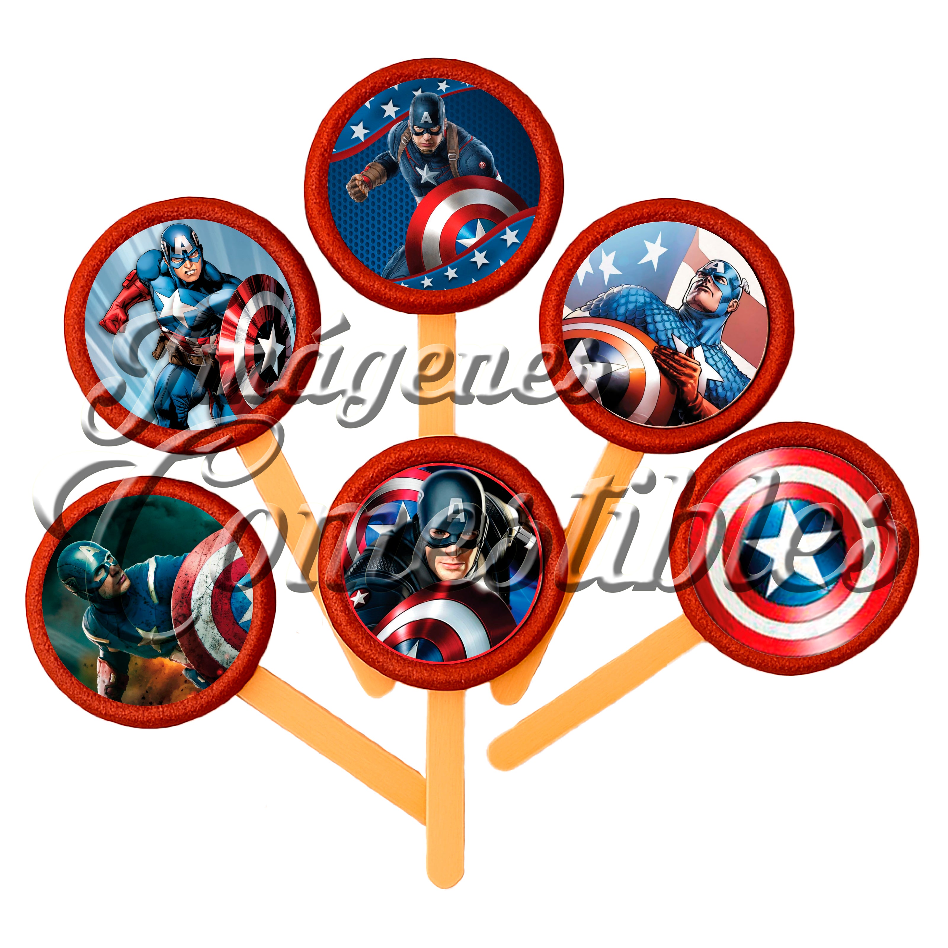 Paletas de chamoy – Capitán América