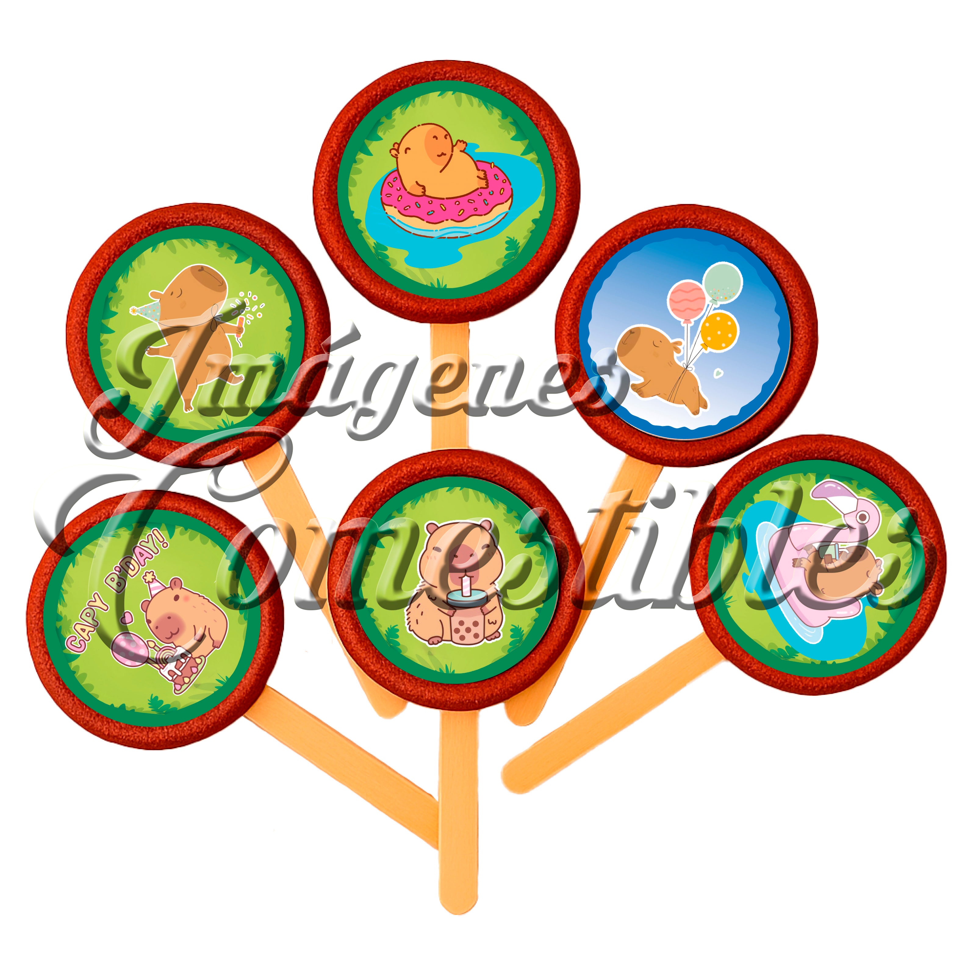 Paletas de chamoy – Capibaras