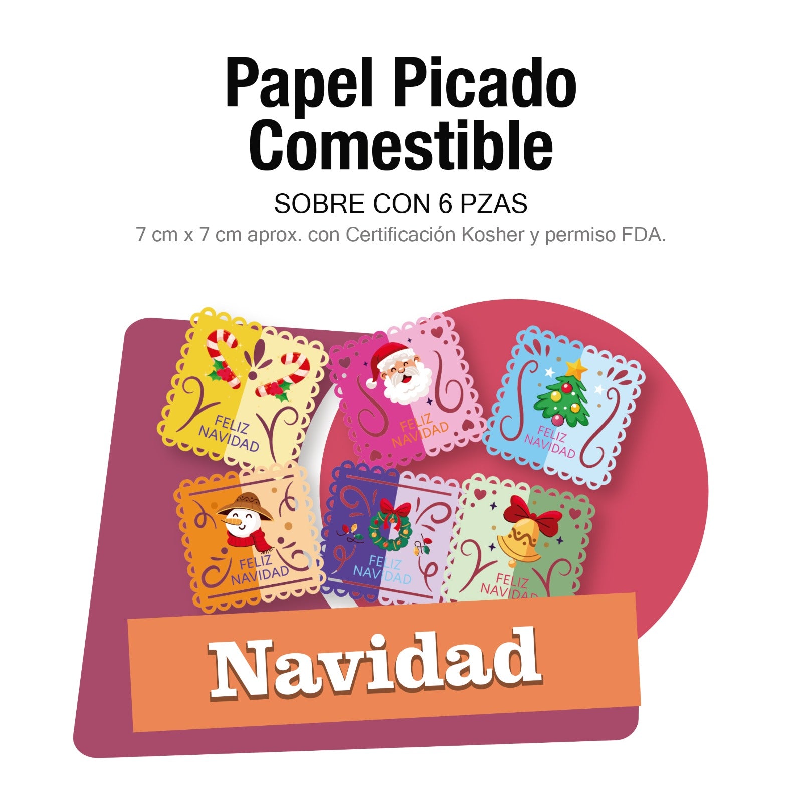 Papel picado - Navidad