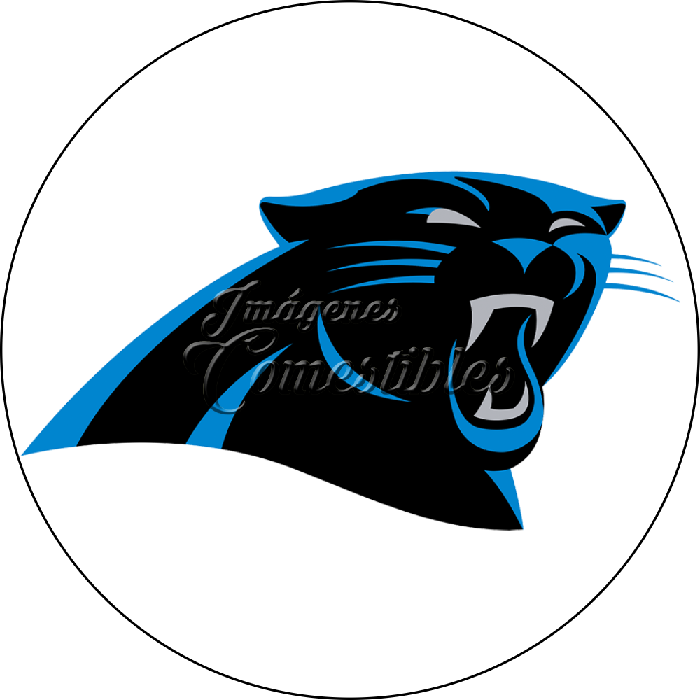 Oblea comestible - Carolina Panthers