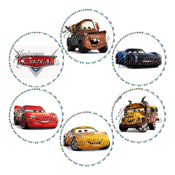 Obleitas comestibles - Cars