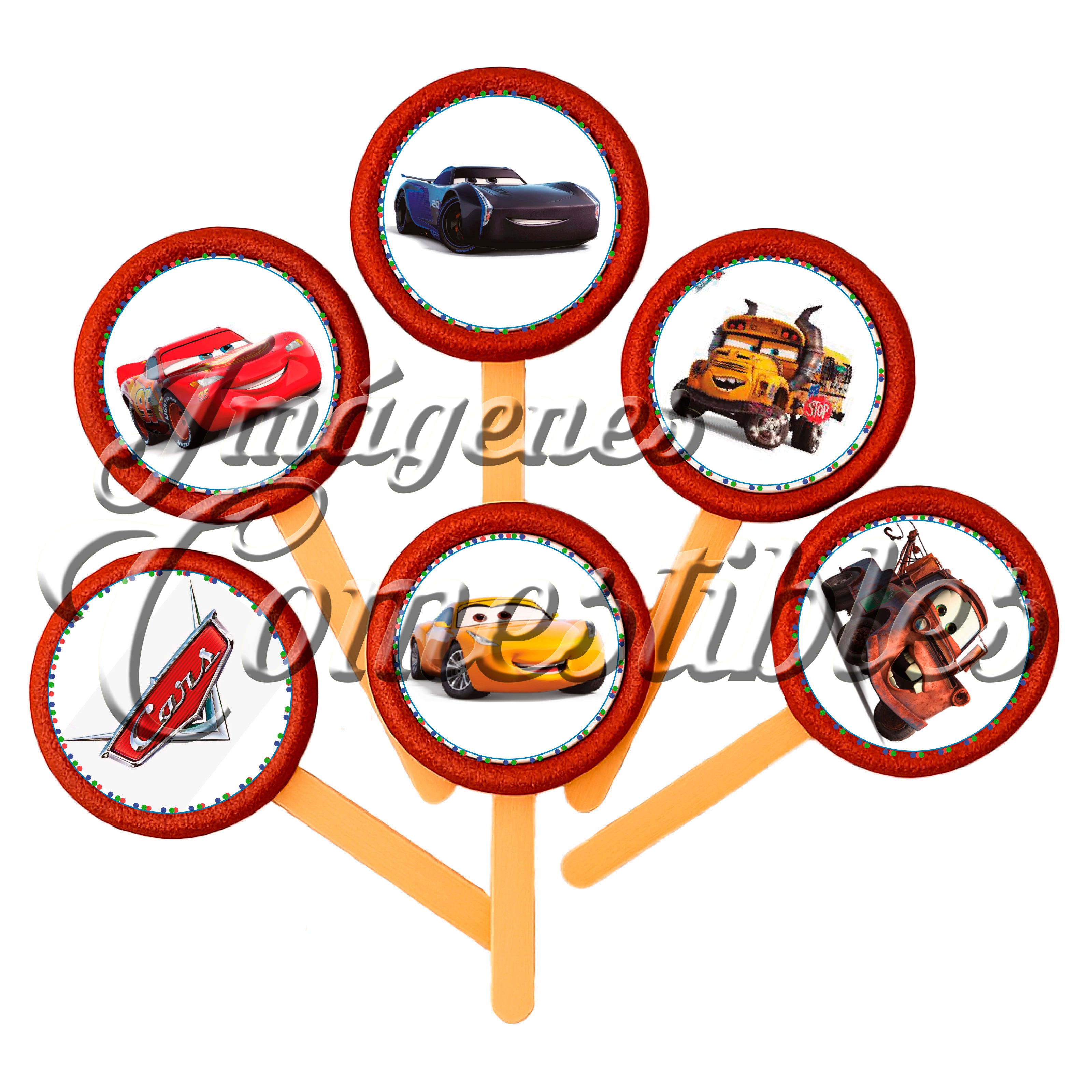 Paletas de chamoy – Cars