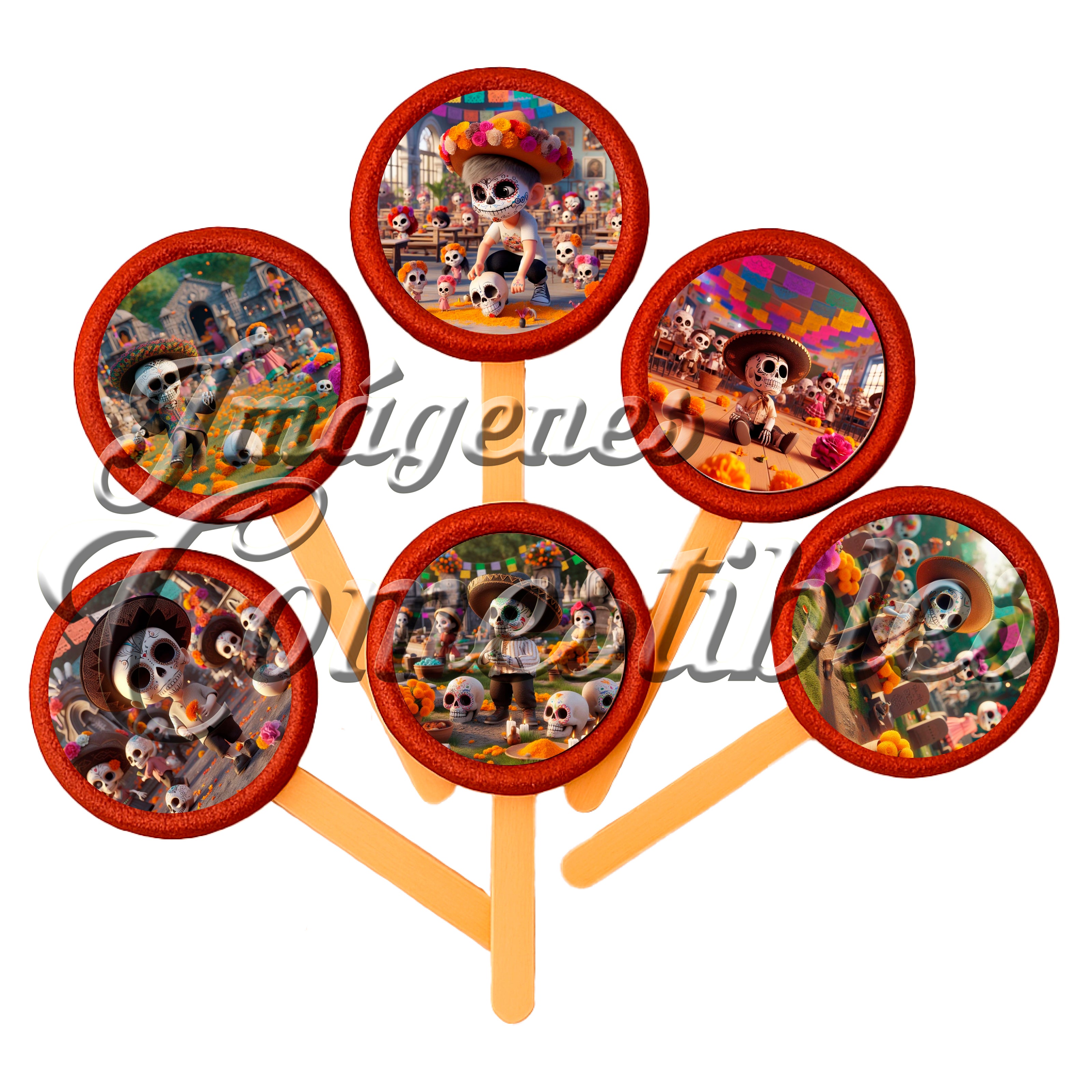 Paletas de chamoy – Catrinos niños