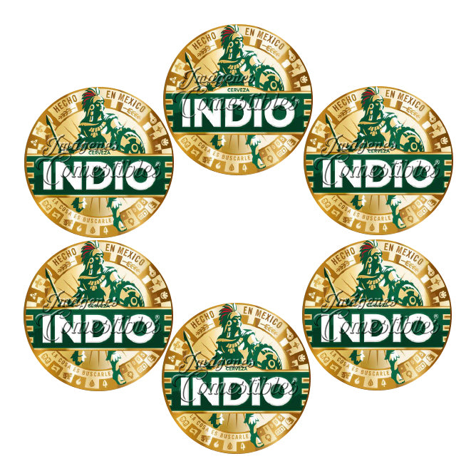 Obleitas comestibles - Cerveza Indio