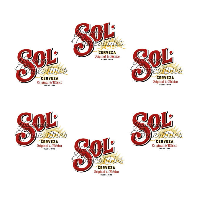 Obleitas comestibles - Cerveza Sol