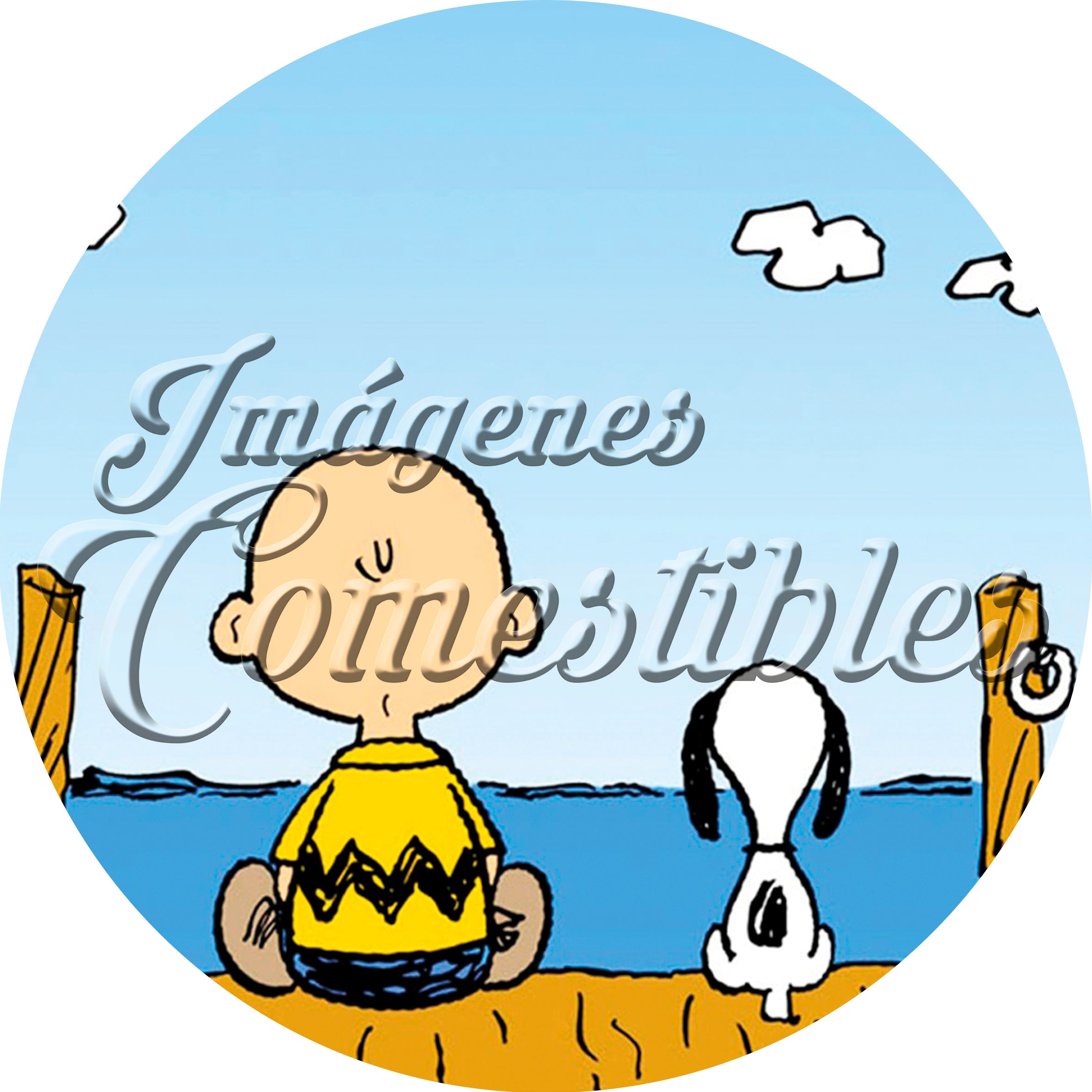 Oblea comestible - Charlie Brown-1