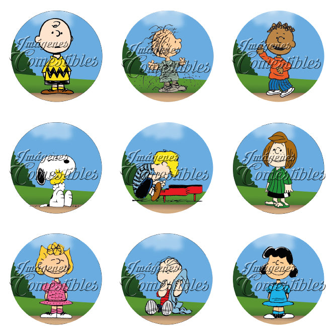 Obleitas comestibles - Charlie Brown