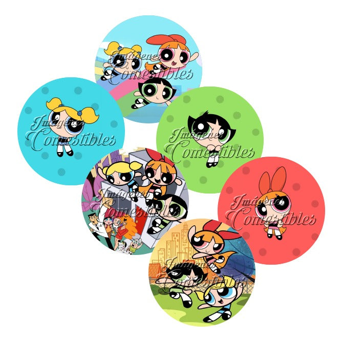 Obleitas comestibles - Chicas super poderosas