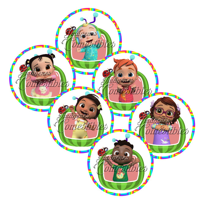 Obleitas comestibles - Cocomelón y sus amigos