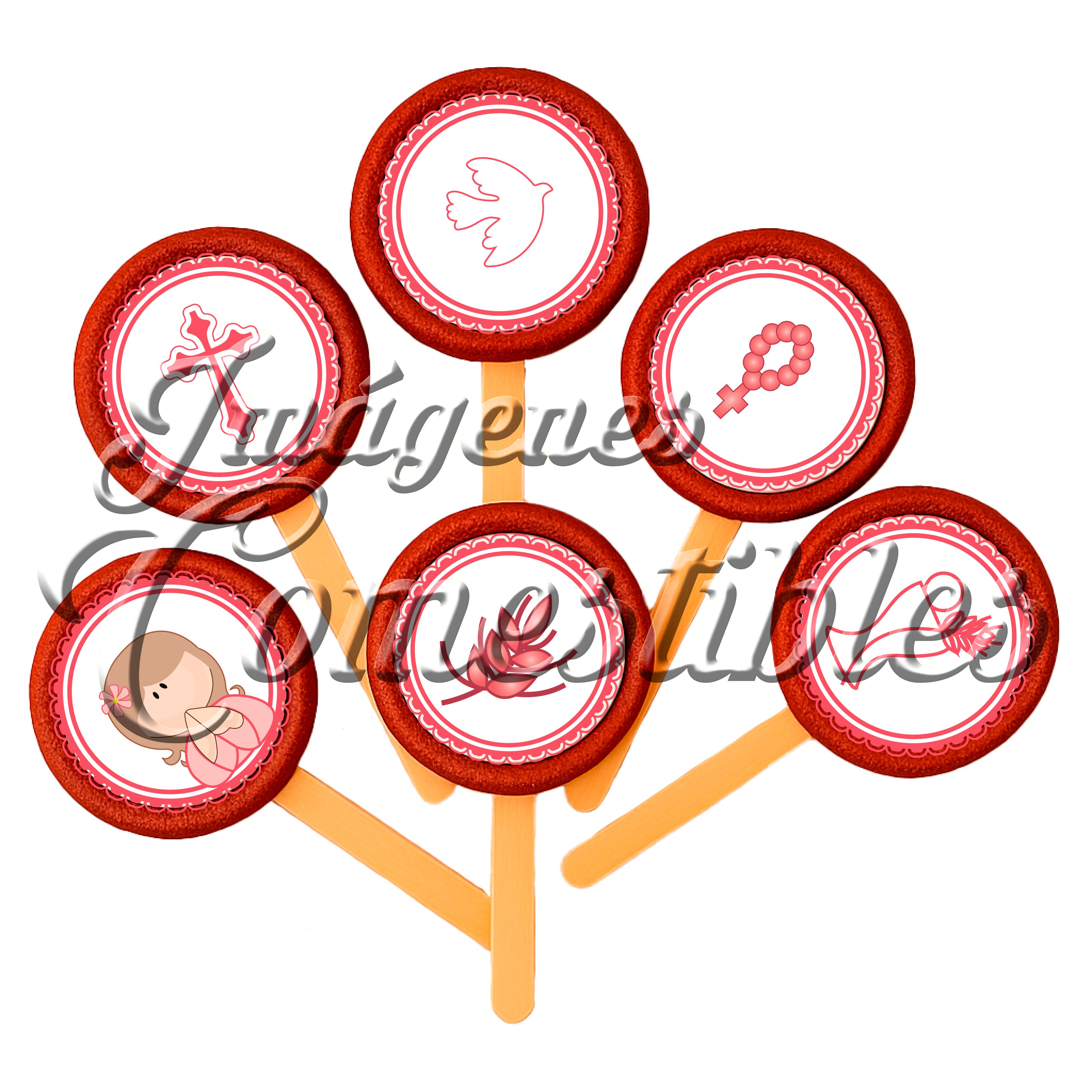 Paletas de chamoy – Comunión niña