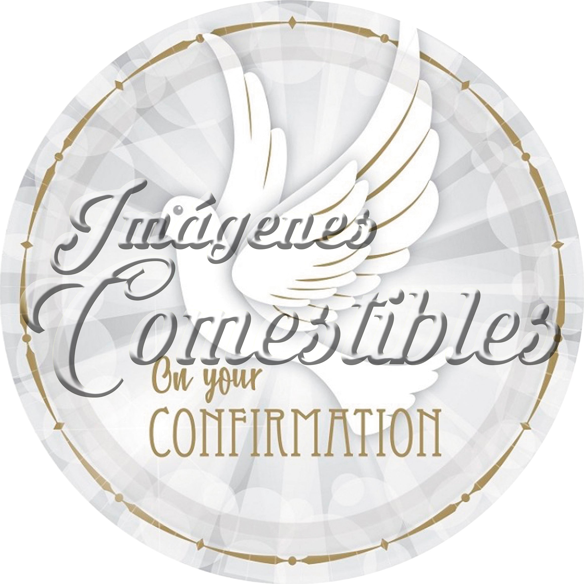 Oblea comestible - Confirmación