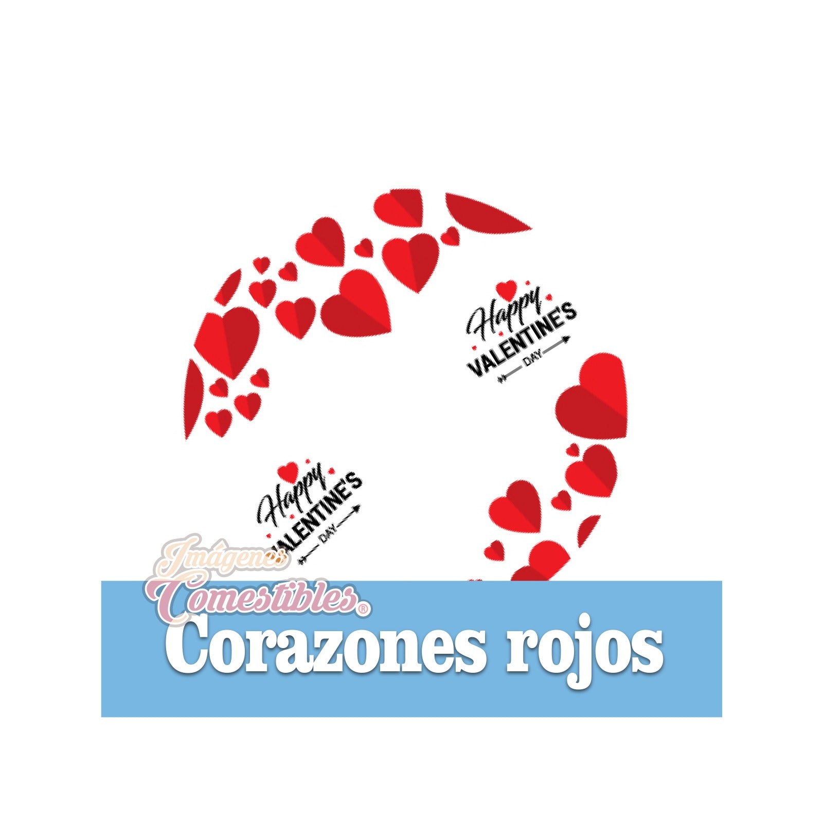 Corazones rojos