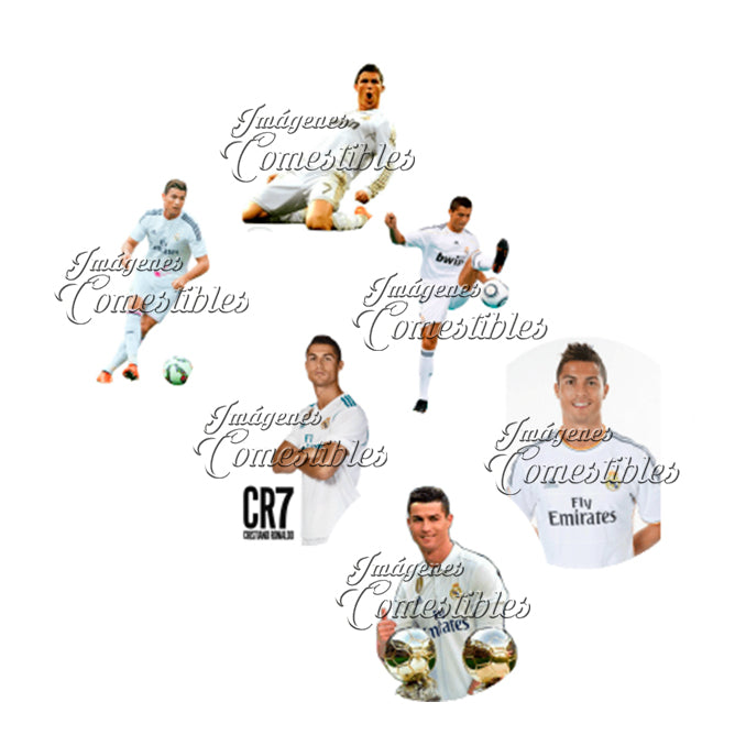 Obleitas comestibles - Cristiano Ronaldo