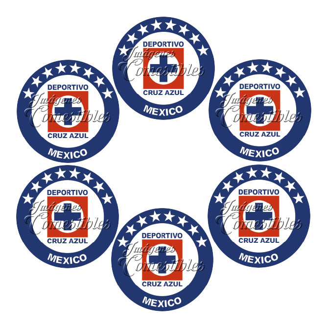 Obleitas comestibles - Cruz azul