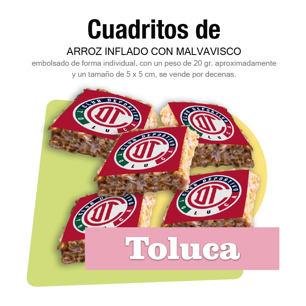 Cuadritos de arroz inflado - Toluca